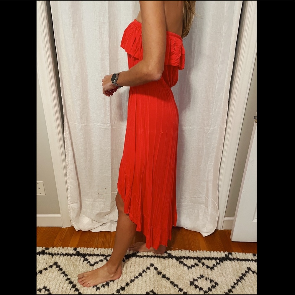 Pink Tube Top Dress! Size Large - Picture 2 of 4